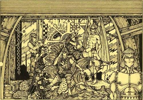 Otro trabajo de Jes como ilustrador de D&D;:Aubec y el Galeón de Hierro