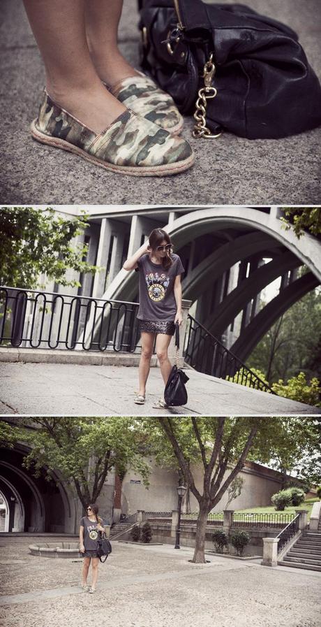 street style guns n´roses tshirt barbara crespo