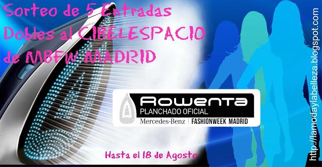 Ganadores Sorteo de 5 Entradas Dobles al CIBELESPACIO de MBFW MADRID