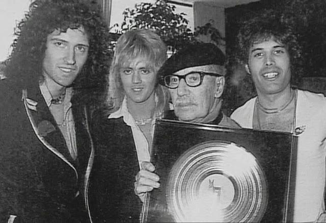 Groucho Marx, Brian May, Roger Taylor, Freddie Mercury