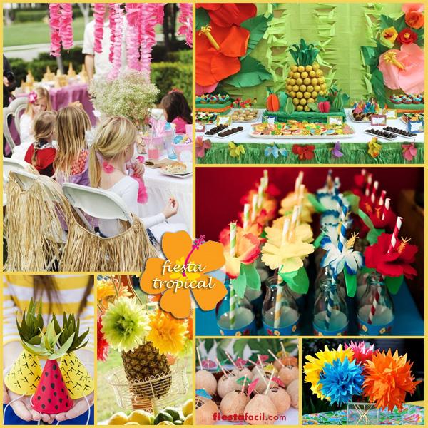 ideas para una fiesta tropical