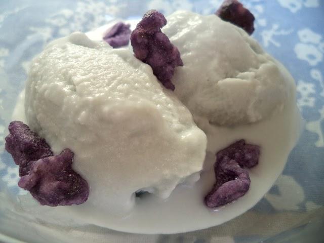 Helado de Caramelos de Violeta
