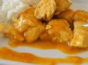 Pollo curry arroz basmati