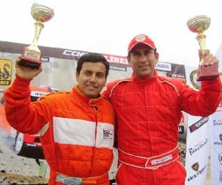 JAVIER ALVARADO OCUPO PRIMER LUGAR EN RALLY PAMPAS REALIZADO EN CAÑETE...