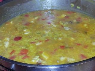 Arroz caldoso con pollo