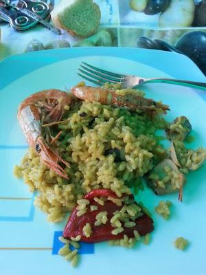 Paella marinera