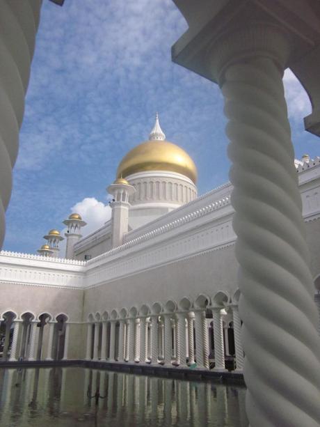 Mezquita de Bandar Seri Begawan, una de las principales atracciones de la ciudad. 