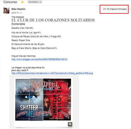 Ganadores de los sorteos por el aniversario