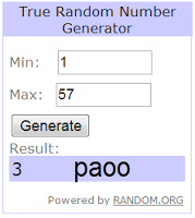 Ganadores de los sorteos por el aniversario
