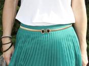 Green skirt