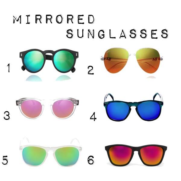 Mirrored sunglasses : Gafas Espejo