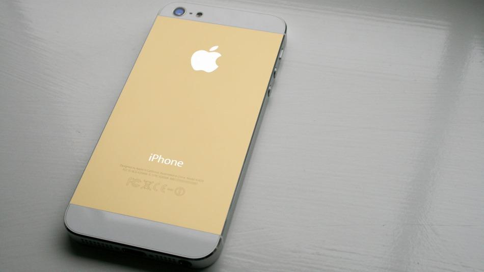 Una versión dorada del iPhone 