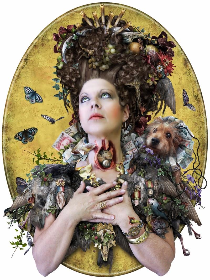 Serie ORO. Fotomontaje 120 x 90 cm.