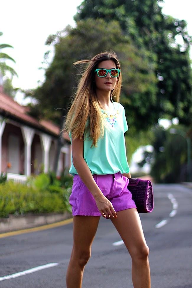 Mint and Violet