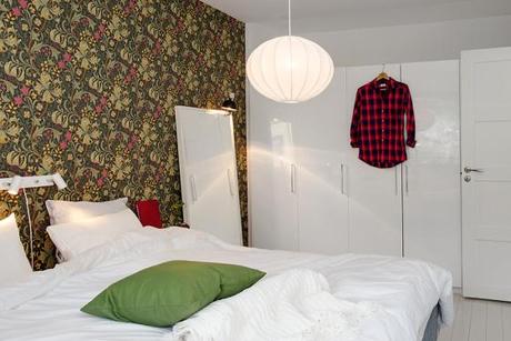 piso bien aprovechado hall integrado en el salón estilo nórdico diseño pisos sin pasillo decoración escandinava blanco decoración diseño espacio abierto decoración diseño de pisos pequeños medianos blog estilo decoración nórdica 