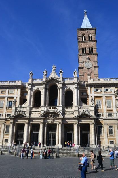 Fachada de la Basílica papal de Santa María la Maggiore