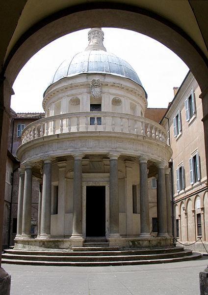 El Tempietto de Bramante, en el Gianicolo. Fuente: Wikitravel