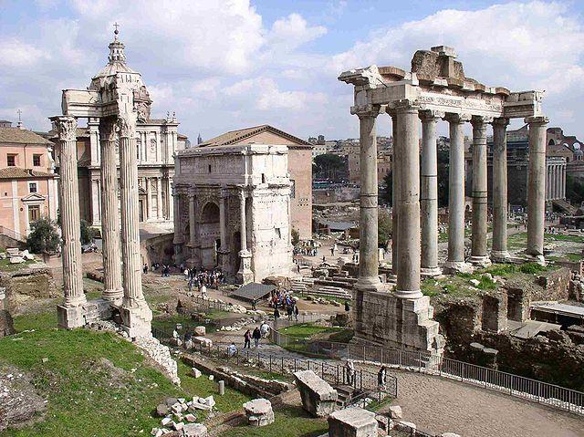 El Foro Romano. Fuente: Wikipedia