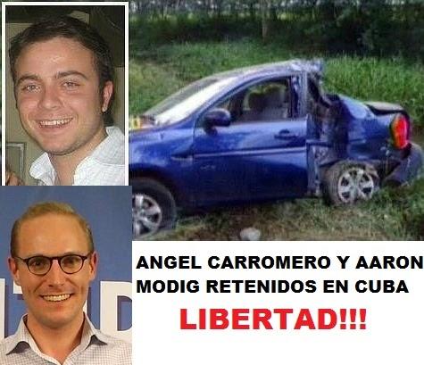 Rosa María Payá y Ángel Carromero