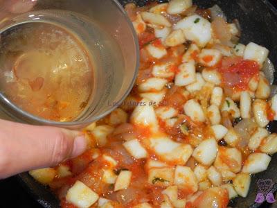 ARROZ CON CONEJO, CALAMARES y ALCACHOFAS