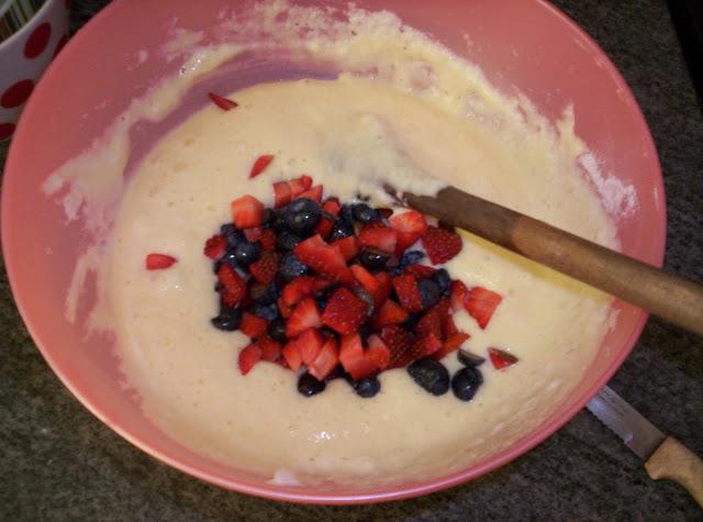 Receta: Hotcakes de frutos rojos.