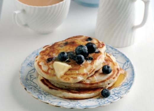 Receta: Hotcakes de frutos rojos.