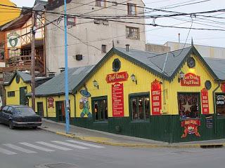 Comer en Ushuaia. Argentina