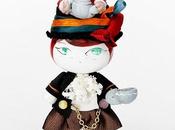 Mageritdoll Collection: HATTER (Resin Doll Brooch Necklace -Muñeca artística resina)