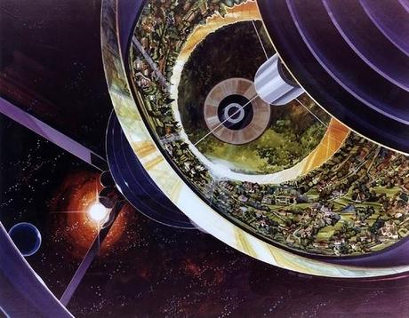 nuncalosabre.Dibujos conceptuales de Estaciones Espaciales de la NASA