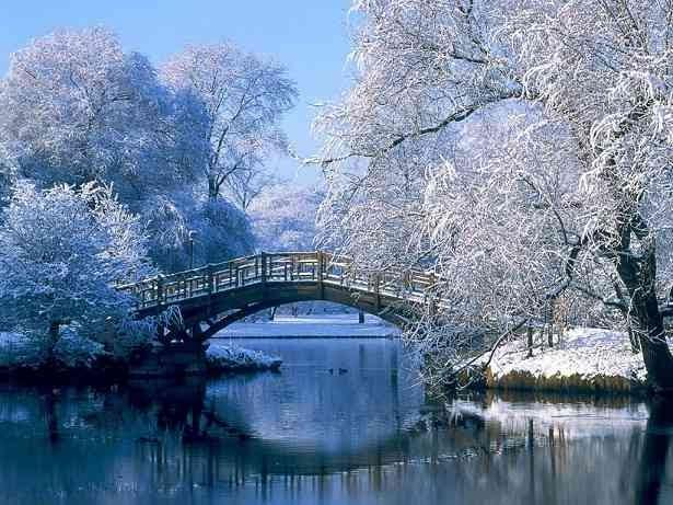 Puente en invierno