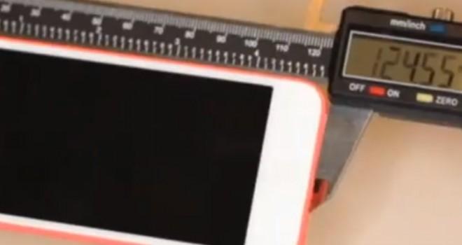 Video muestra dimensiones y resistencia del iPhone 5C