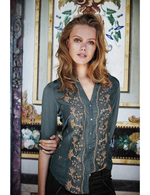 Fantástico Catálogo Primaveral 2013 de Anthropologie con Frida Gustavsson!