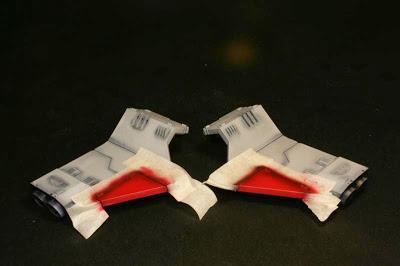 Vista de las alas de la stormraven enmascaradas