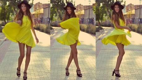 TENDENCIA: VESTIDO AMARILLO