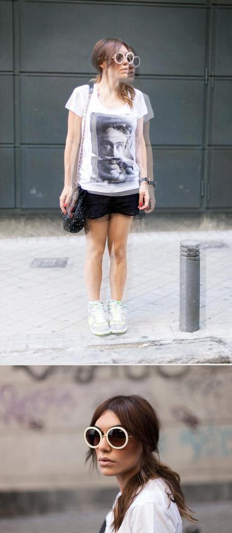 street style james dean tshirt eleven paris moustache