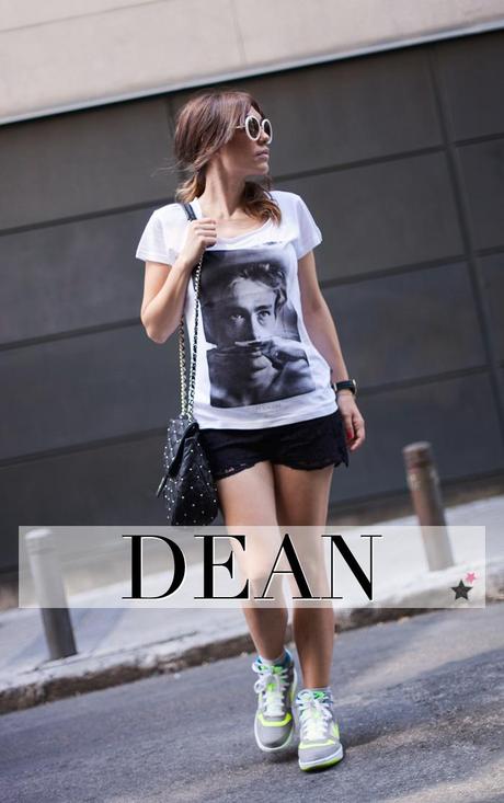 street style james dean tshirt eleven paris moustache