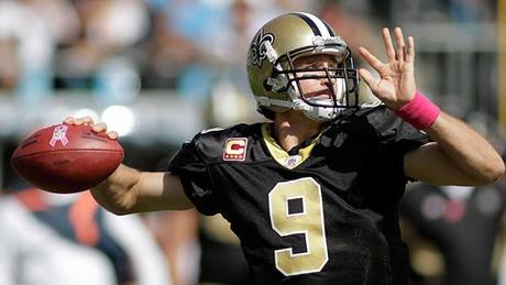 Drew-Brees Ligas de Fantasy Football de Primero y Diez 2013