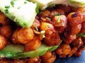 Timbal garbanzos aguacate