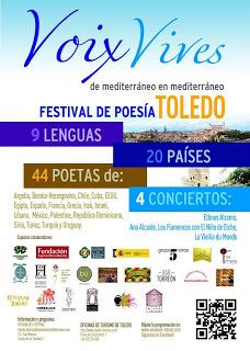 Festival de Poesía Voix Vives de Toledo--Propuestas de Verbalina Escuela de Escritura Creativa‏