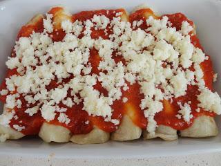 Enchiladas de Pollo. II Ciclo Recetas Aprovechamiento.