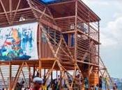 escuela flotante sostenible para Makoko, Venecia África