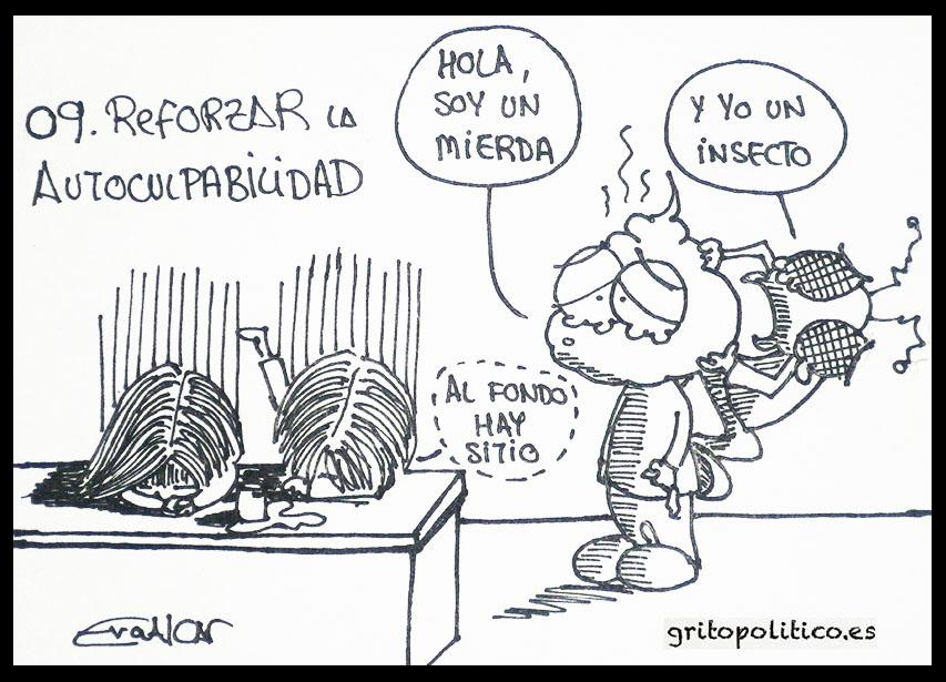 Estrategia 09: Reforzar la autoculpabilidad