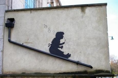 Tubería desagüe con pintura divertida Embellece tus desagües