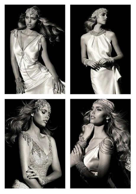 WEDDING STYLE, novias vintage, vintage bride, invitadas, bodas, novias, vestidos novia art decó, tocados para novias, tocados con plumas novias, velo para novias