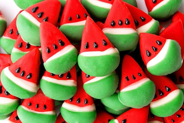 dulces para una fiesta sandía