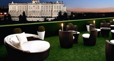 Terraza Aparto Suites Jardines Sabatini