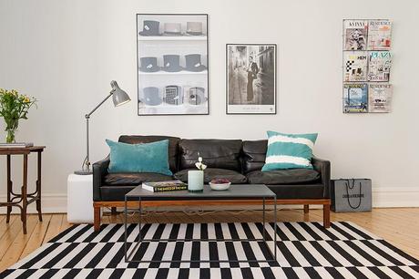 Salón estilo nórdico
