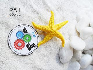 Concha, lava y arcilla polimérica.