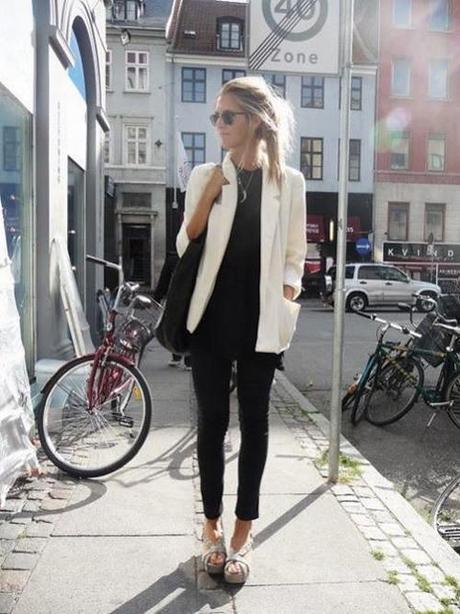 Moda tendencia: Como combinar la blazer o americana blanca Moda. Inspiración. Como combinar blazer o americana blanca
