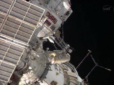Nueva salida extravehicular de Yurchikhin y Misurkin